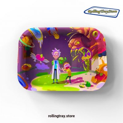 2022 Ss5 Rick And Morty Rolling Tray - 7Inch