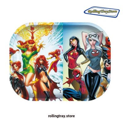 Comic Marvel Characters Rolling Tray - 7Inch