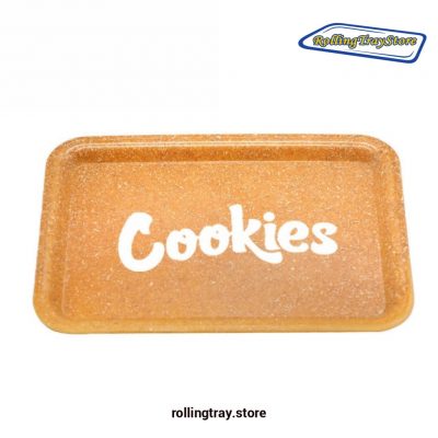 Cookies Tobacco Rolling Tray - 7Inch Brown