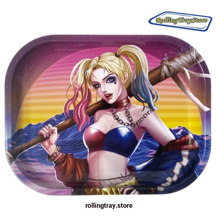 Cool Harley Quinn Rolling Tray - 7Inch