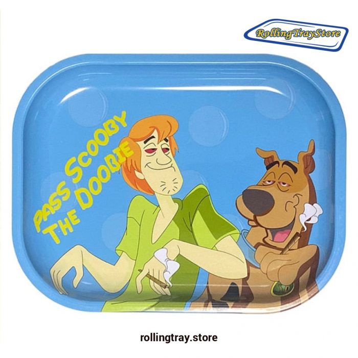 Pass Sooby The Doobie Rolling Tray - 7Inch