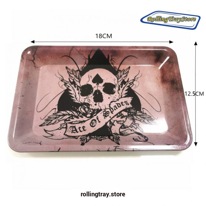 Skull Tobacco Rolling Tray