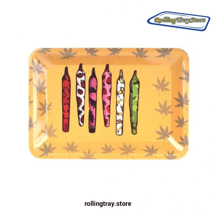 Small Metal Weed Rolling Tray - 7Inch