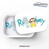 White Rick And Morty Rolling Tray Lid Magnetic Cover