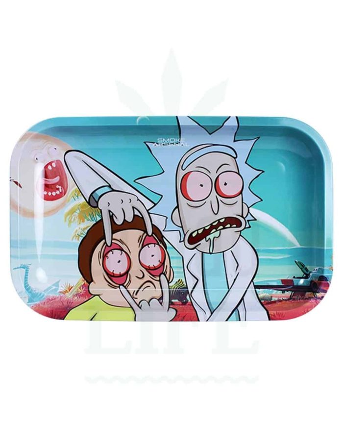 smoke arsenal rickandmorty medium front - Rolling Tray Store